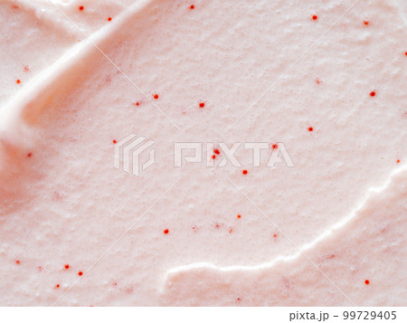 Scrub smears. Pink exfoliating body polish texture 99729405