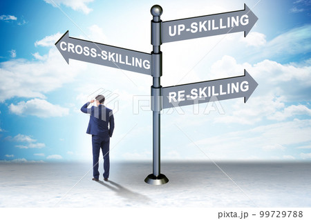 At the crossroads choosing between up-skilling and re-skilling 99729788