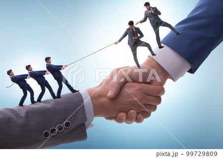 Concept of teamwork and mutual support Concept of teamwork and mutual support 99729809