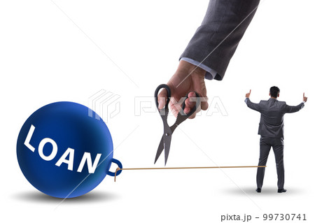 Concept of paying off all the debts 99730741