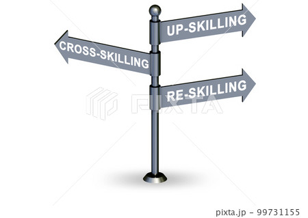 At the crossroads choosing between up-skilling and re-skilling 99731155