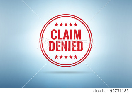 Concept of denying medical insurance claim Concept of denying medical insurance claim 99731182