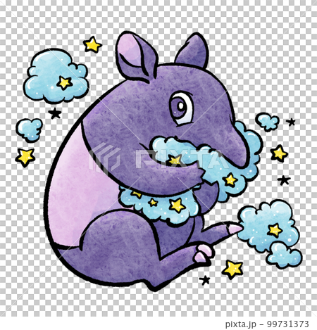 バク イラスト カラーのイラスト素材 [99731373] - PIXTA