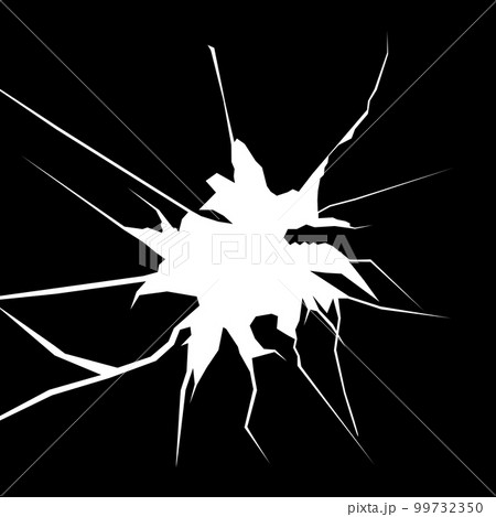 broken mirror icon 99732350