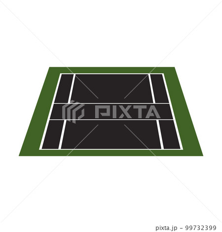 volleyball court icon 99732399