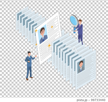 Image illustration to acquire excellent human resources 99733440