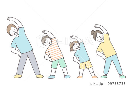 家族でラジオ体操 99733733