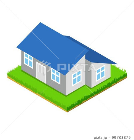 Extension house icon. Isometric illustration of extension house vector icon for web 99733879