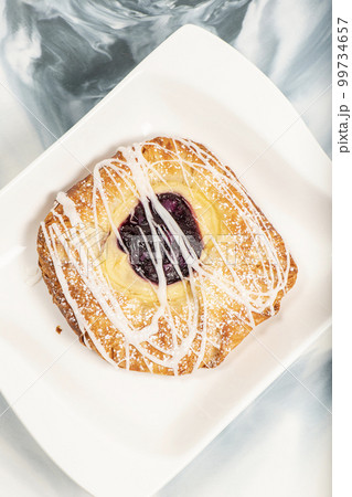 Blueberry and custard danish 99734657