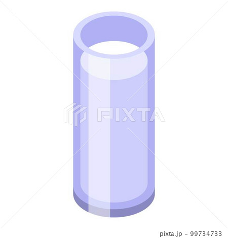 Milk glass icon. Isometric of milk glass vector icon for web design isolated on white background 99734733