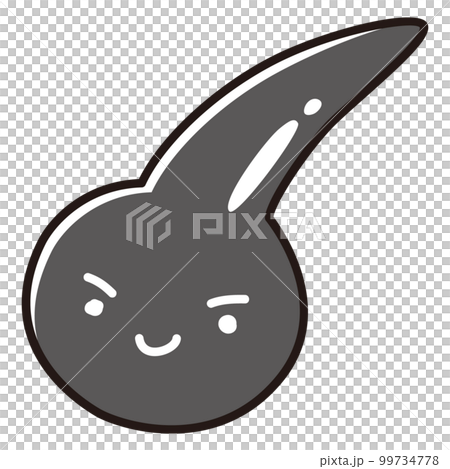 simple black haired character simple black haired character 99734778