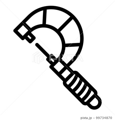 Linear micrometer icon. Outline linear micrometer vector icon for web design isolated on white background Linear micrometer icon. Outline linear micrometer vector icon for web design isolated on white background 99734870