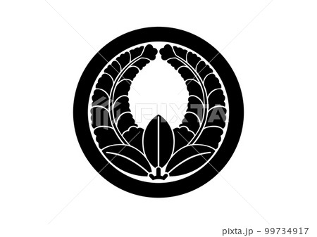 丸に上り藤 99734917