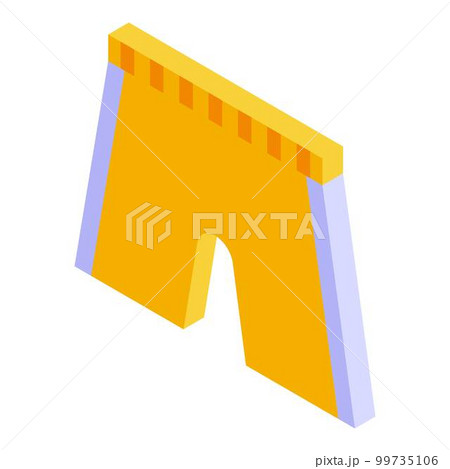 Hurling shorts icon. Isometric of hurling shorts vector icon for web design isolated on white background 99735106