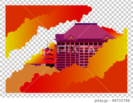 清水寺　（エンボス）古都京都の世界遺産 99735798