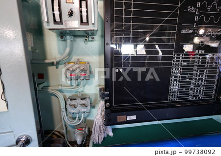 護衛艦　操舵室の配線 99738092
