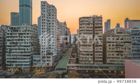 a Mong Kok District at hong kong, Feb 26 2023 99738656