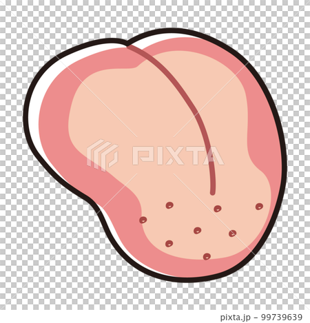 臟舌頭（舌苔）的插圖 99739639
