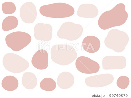 ゆるいフレームセット　抽象的　シェイプ 99740379