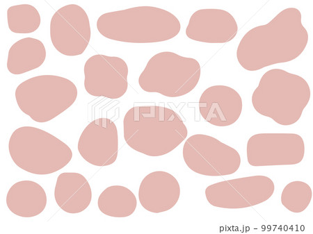 ゆるいフレームセット　抽象的　シェイプ 99740410