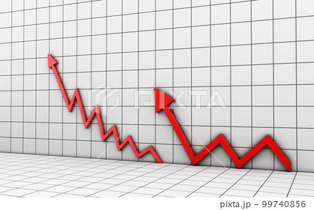 3d rendered arrow isolated on white background 99740856