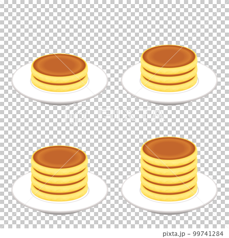 パンケーキ プレーン セット 皿 99741284