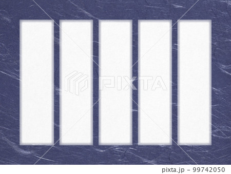 和紙の短冊 短歌 和歌 俳句 99742050