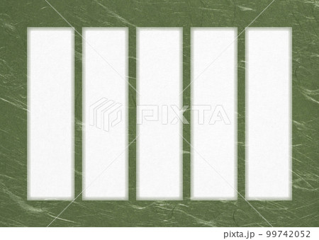 和紙の短冊 短歌 和歌 俳句 99742052