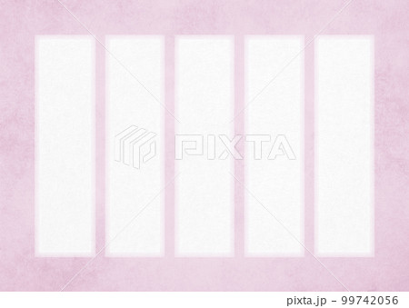 和紙の短冊 短歌 和歌 俳句 99742056