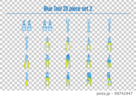 青い工具の20点セットno.2 青い工具の20点セットno.2 99742947