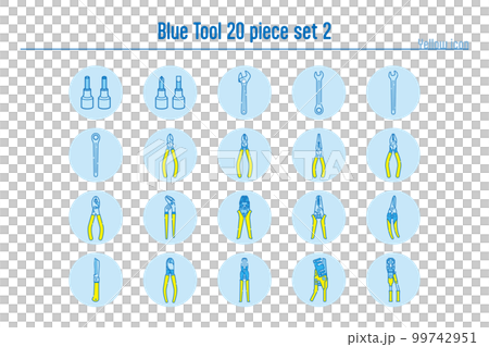 青い工具の20点セットno.5 青い工具の20点セットno.5 99742951