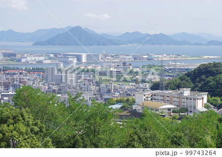 広島西区古田台から眺めた景色 99743264