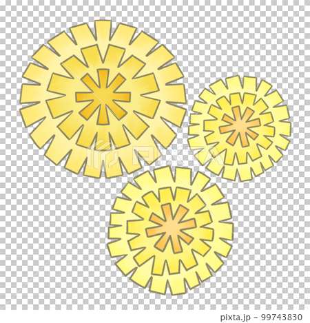 Hand-drawn dandelion illustration 99743830