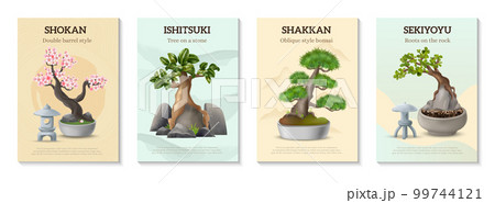 Bonsai Trees Poster Set 99744121