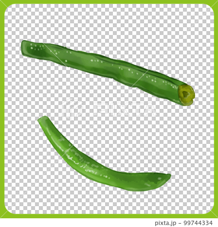 手繪水彩築前煮青豆插畫 99744334