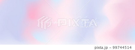 Romantic gradient pattern in smooth cute style. Gradient background with puffy clouds and sky decorative design. Vector abstract concept. 99744514