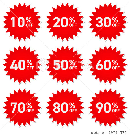 セール（値引き）　ラベル　セット　タグ 99744573