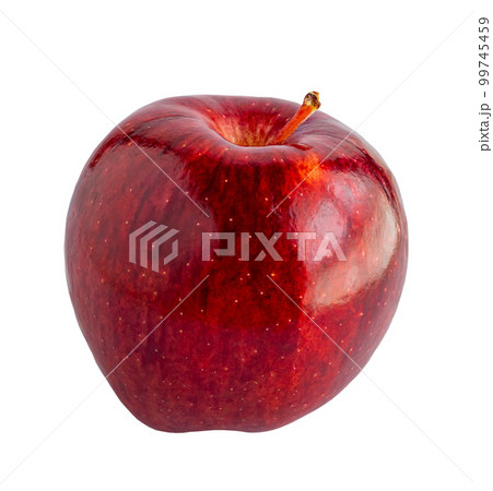 Fresh red apple isolated on white background 99745459