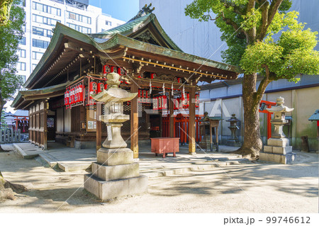 大阪天満宮境内 白米稲荷社 拝殿 大阪天満宮境内 白米稲荷社 拝殿 99746612