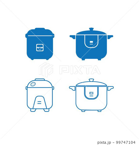Electric rice cooker icon 99747104