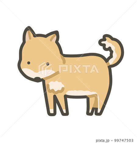 犬の手書きイラスト 99747503