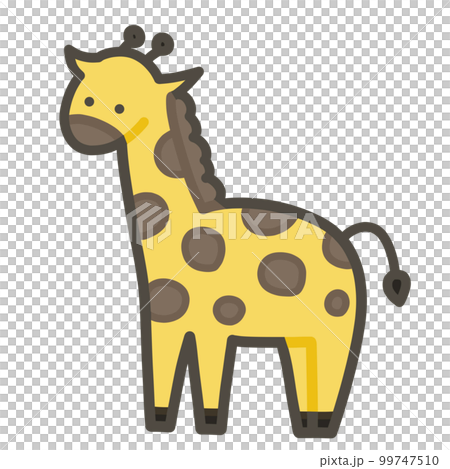 手繪插圖的長頸鹿 手繪插圖的長頸鹿 99747510