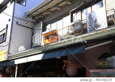 谷中ぎんざ商店街（酒店の屋根の上の猫） 99748225