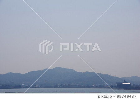 香川県さぬき市　さぬき市役所周辺を望む 99749437