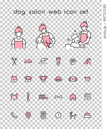 dog salon icon 99752280