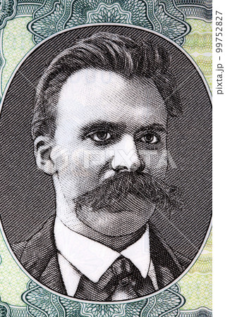 Friedrich Wilhelm Nietzsche a portrait from money 99752827