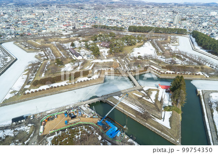 箱館・五稜郭タワーから見た景色 99754350