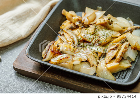 アワビ シーフード 焼き 99754414