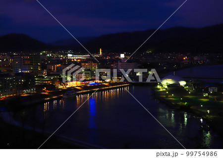 日和山公園から見る石巻の夜景・宮城県石巻市 99754986