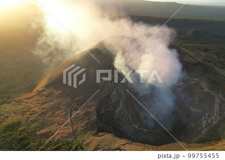 Volcanic masaya crater Volcanic masaya crater 99755455